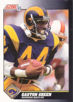 Gaston Green Los Angeles Rams 1991 Score NFL #554
